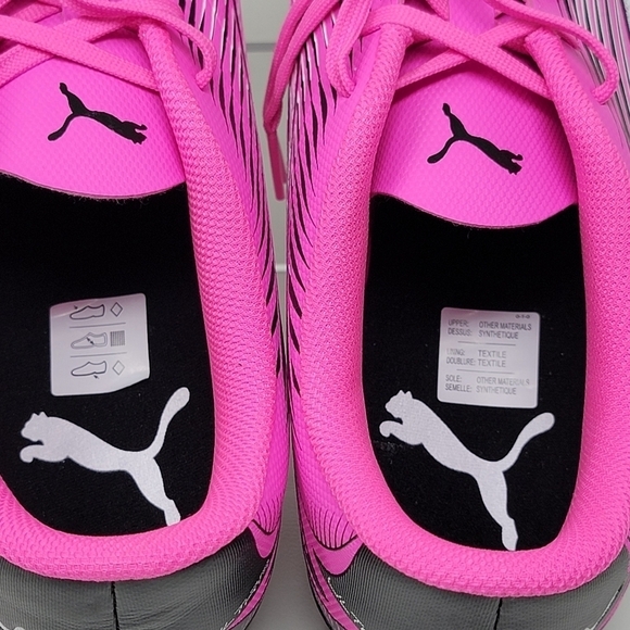 Puma Ultra Play FG/AG Soccer Cleats Mens Size 10 Pink Black White 107763-01 New main image 8